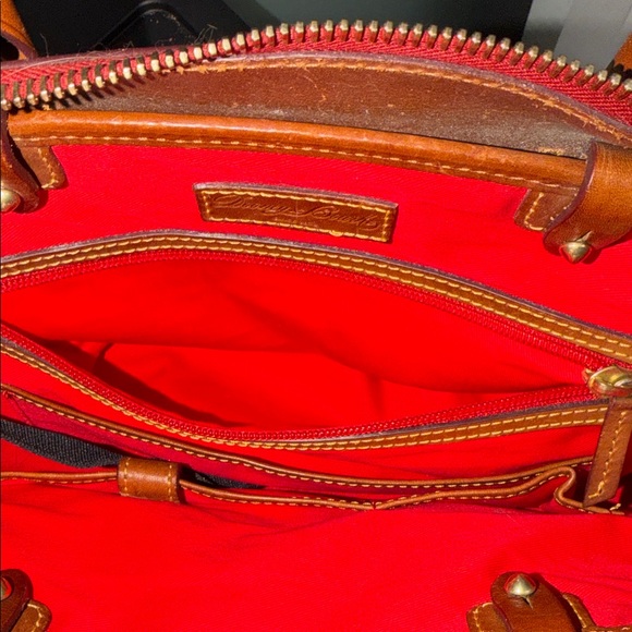 Vintage Dooney & Bourke Tan and Black Zebra Satchel - Picture 9 of 10